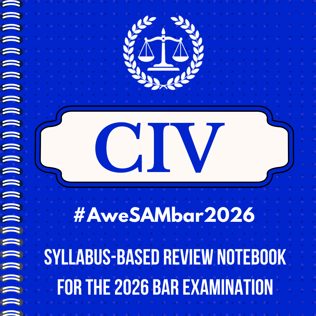 Civil Law Notebook